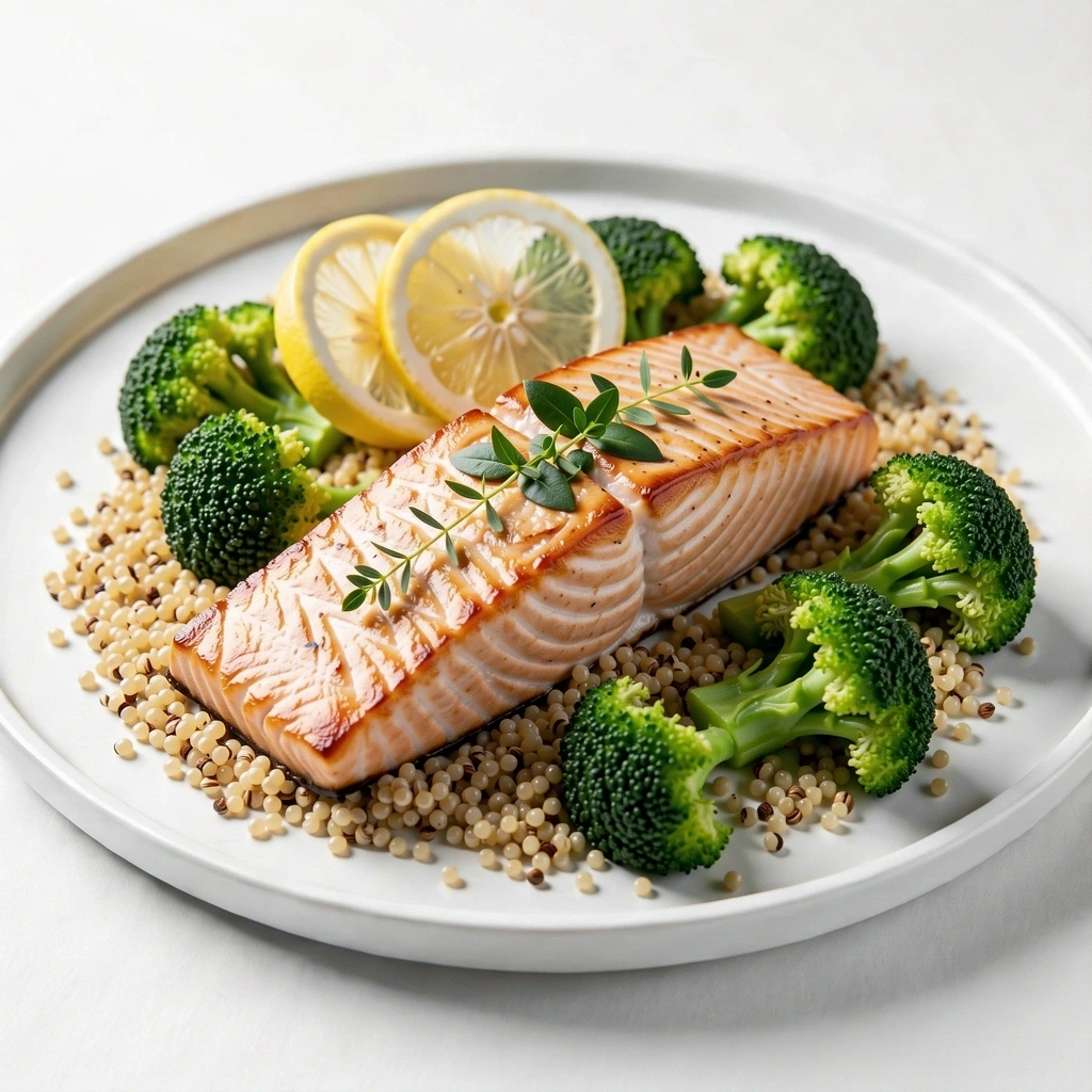 Balanced dinner meal