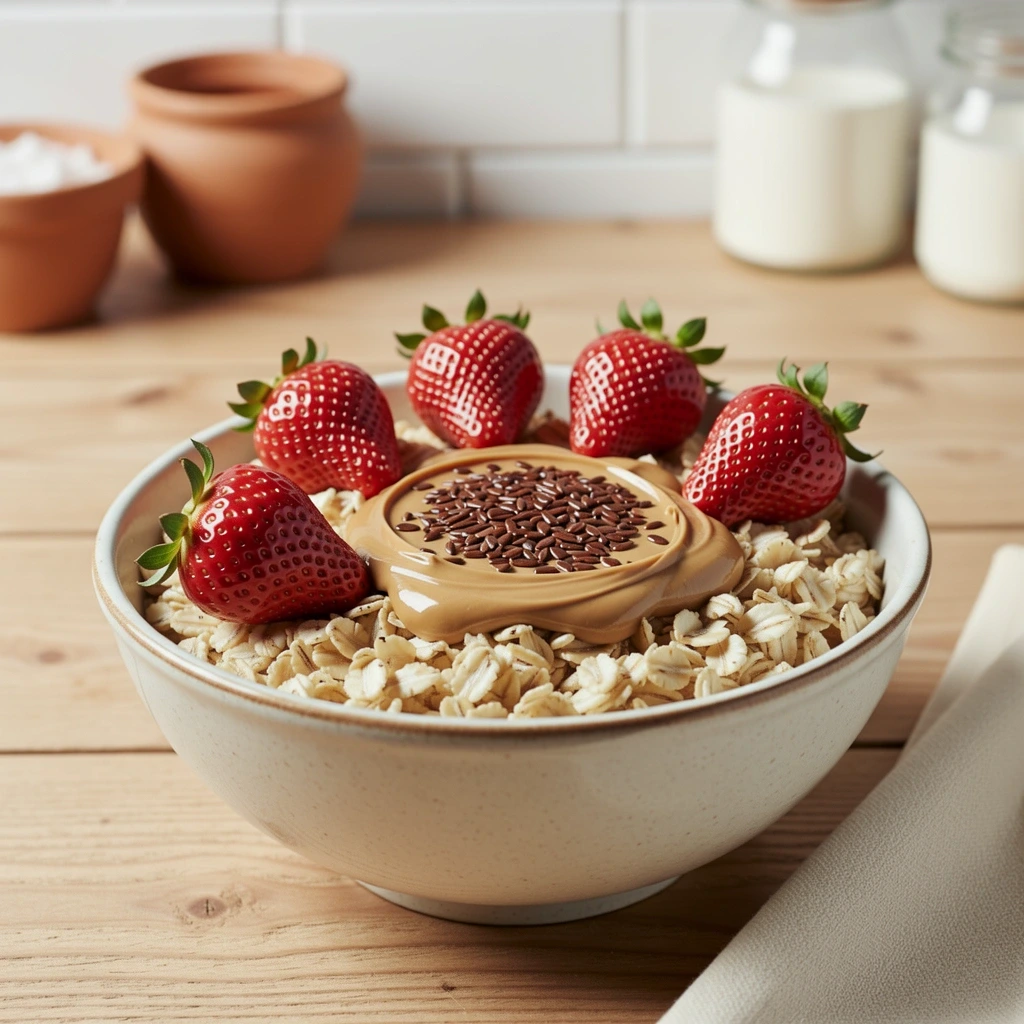 High-fiber breakfast bowl